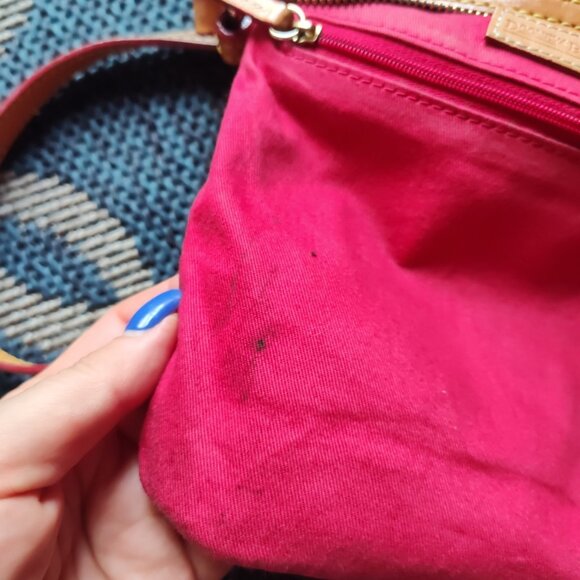 Dooney & Bourke Crossbody Shoulder Bag Leather & Fabric READ - Picture 13 of 16